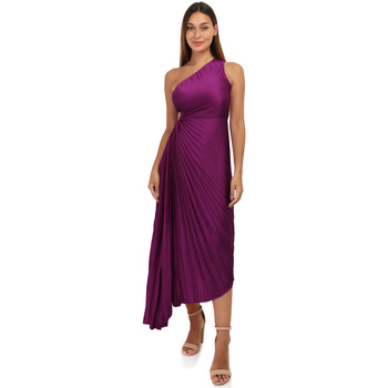 Textiel Dames Lange jurken La Modeuse 67115_P156034 Violet