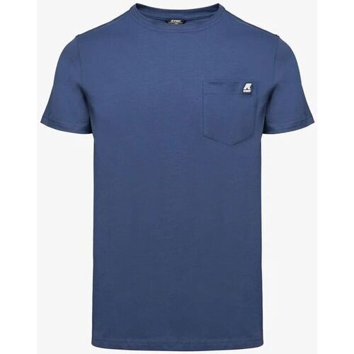 Textiel Heren T-shirts korte mouwen K-Way  Blauw