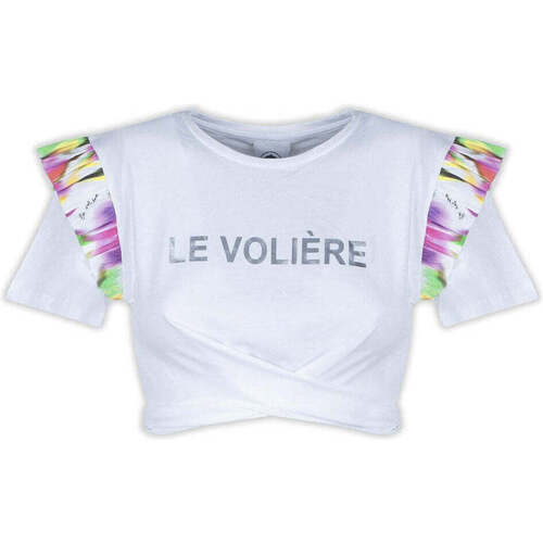 Textiel Dames T-shirts & Polo’s Le VoliÈre  Wit