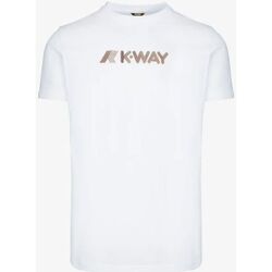 Textiel Heren T-shirts korte mouwen K-Way  Wit
