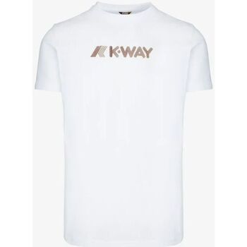 Textiel Heren T-shirts korte mouwen K-Way  Wit