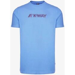 Textiel Heren T-shirts korte mouwen K-Way  Blauw