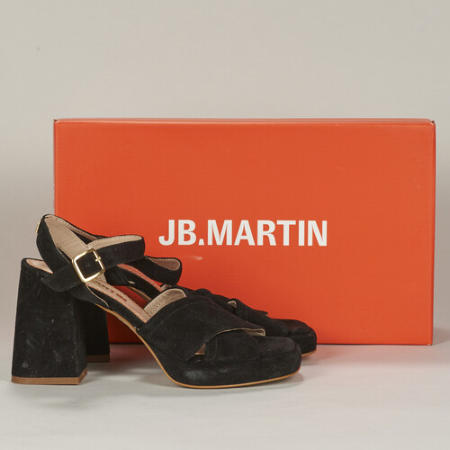 Schoenen Dames Sandalen / Open schoenen JB Martin ORPHEE Fluweel / Zwart
