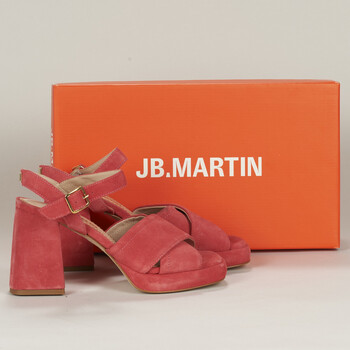 Schoenen Dames Sandalen / Open schoenen JB Martin ORPHEE Fluweel / Roze