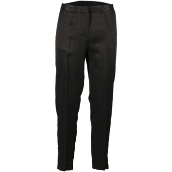 Textiel Dames Broeken / Pantalons Gaudi Pantaloni Gaudi' Con Tasche Zwart