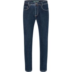 Textiel Heren Broeken / Pantalons Mac Jeans Arne Pipe Deep Blue Blauw
