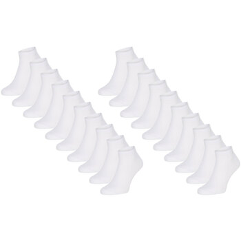 Ondergoed Heren Sokken Mario Russo 10-Pack Sneaker Sokken Wit