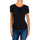 Textiel Dames T-shirts korte mouwen Emporio Armani 6Z2M6T2JB6Z-0634 Zwart