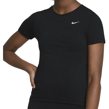 Textiel Kinderen T-shirts korte mouwen Nike  Zwart