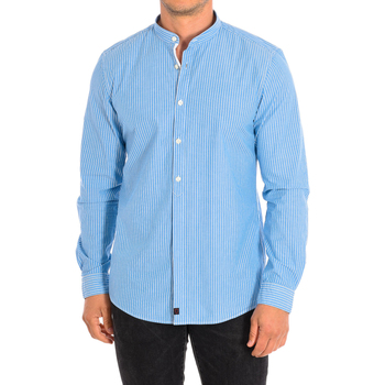 Textiel Heren Overhemden lange mouwen Strellson 10004717-450 Blauw