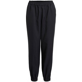 Textiel Dames Broeken / Pantalons Vila Petra HW Pants - Navy Blauw