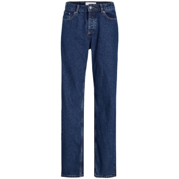 Textiel Dames Broeken / Pantalons Jjxx Jeans Seoul Straight - Dark Blue Denim Blauw