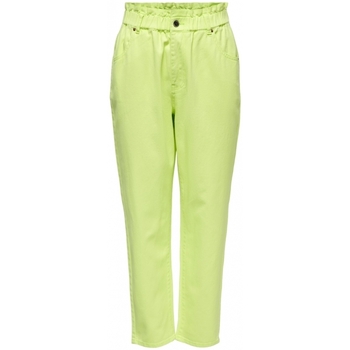 Textiel Dames Broeken / Pantalons Only Pants Ova Darsy - Sunny Lime Groen