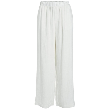 Textiel Dames Broeken / Pantalons Vila Daisy Pants HW - Birch Wit