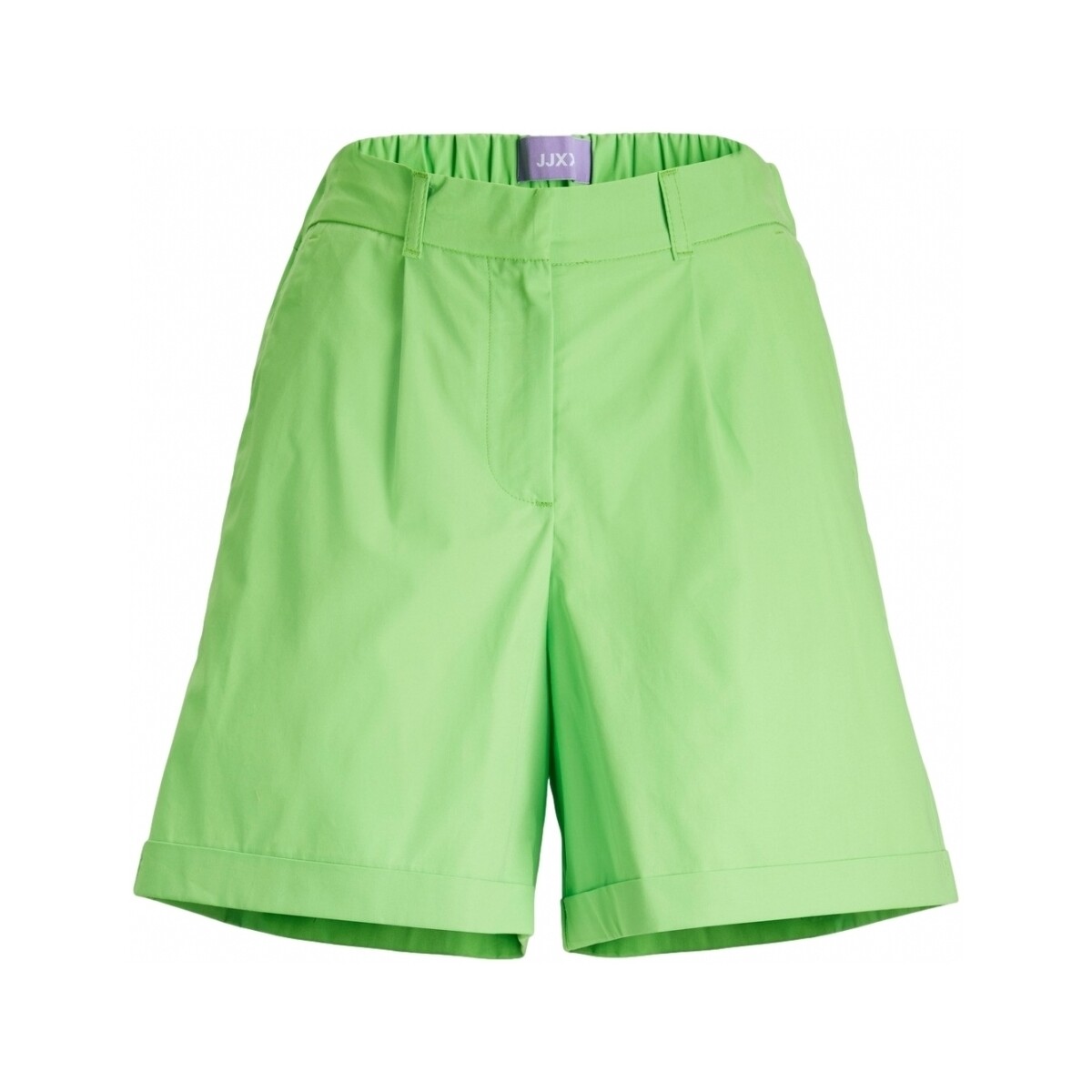 Textiel Dames Korte broeken / Bermuda's Jjxx Shorts Vigga Rlx - Lime Punch Groen