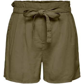 Textiel Dames Korte broeken / Bermuda's Only Shorts Aris Life - Martini Groen
