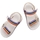 Schoenen Kinderen Sandalen / Open schoenen Melissa MINI  Papete+Rider - Beige/Beige/Rainbow Multicolour