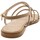 Schoenen Dames Sandalen / Open schoenen Twin Set Sandali Twinset Flat Bruin