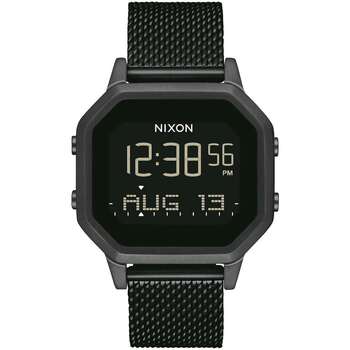 Horloges & Sieraden Analoge horloges Nixon Siren Milanese Zwart