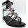 Schoenen Dames Sandalen / Open schoenen Cb Fusion Sandalo  Gladiator Antracite Grijs