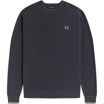 Fred Perry Fp Pique Textured Jumper Grijs