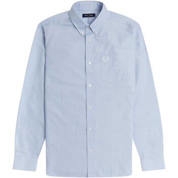 Fred Perry Fp Oxford Shirt Blauw