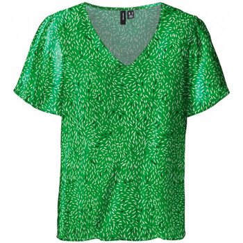Textiel Dames T-shirts korte mouwen Vero Moda  Groen