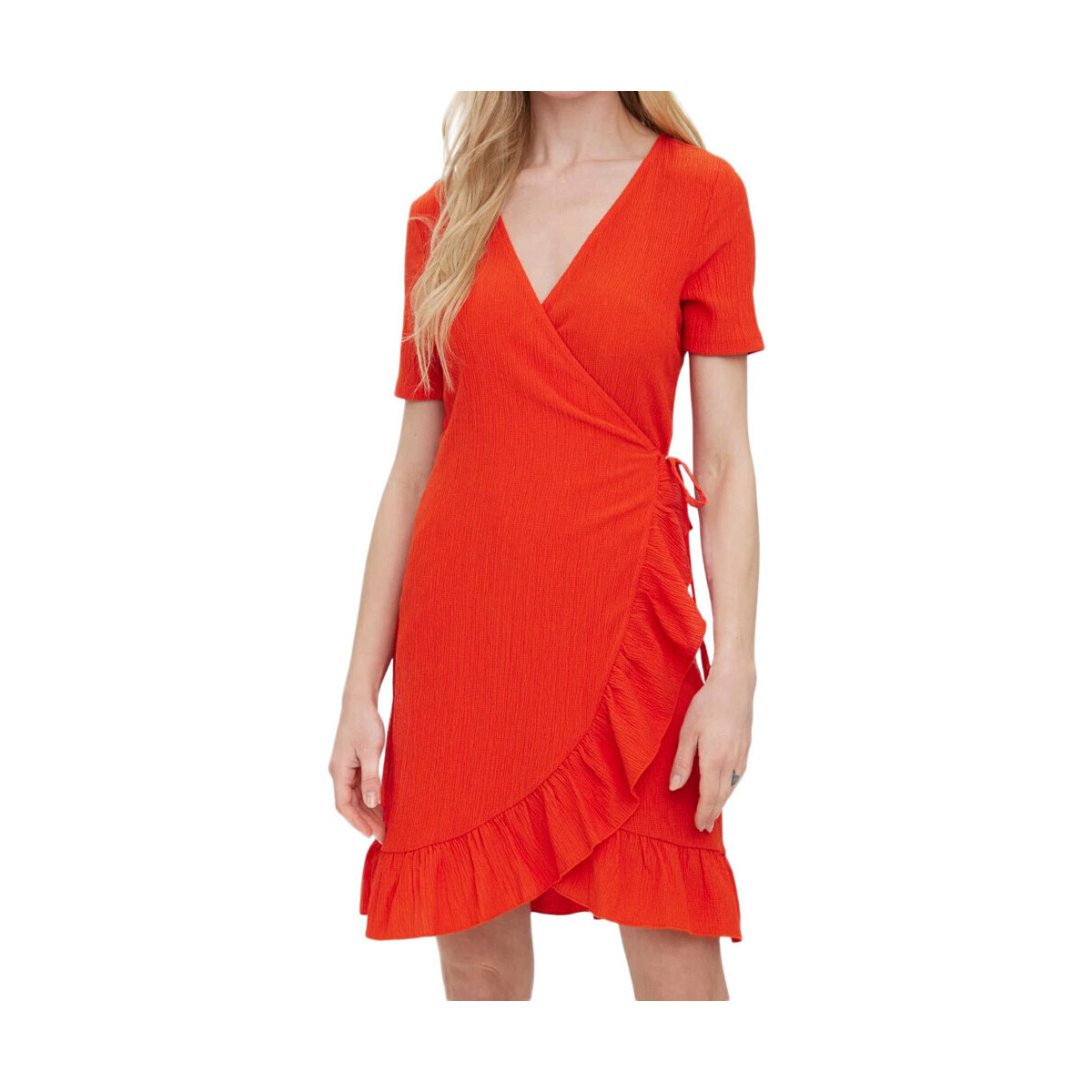 Textiel Dames Korte jurken Vero Moda  Oranje