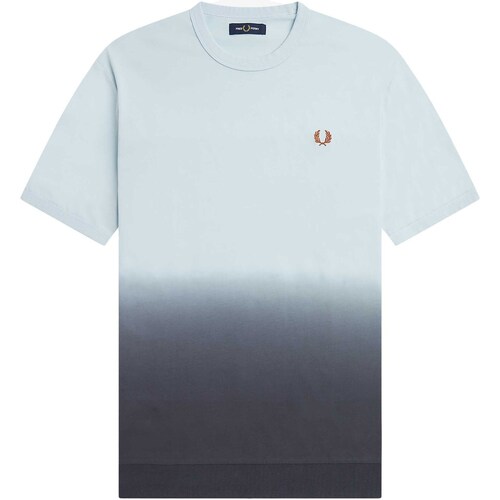 Textiel Heren T-shirts & Polo’s Fred Perry Fp Ombre T-Shirt Marine