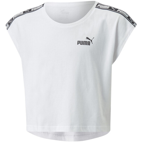 Textiel Meisjes T-shirts & Polo’s Puma  Wit