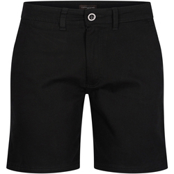 Textiel Heren Korte broeken / Bermuda's Cappuccino Italia Chino Short Black Zwart