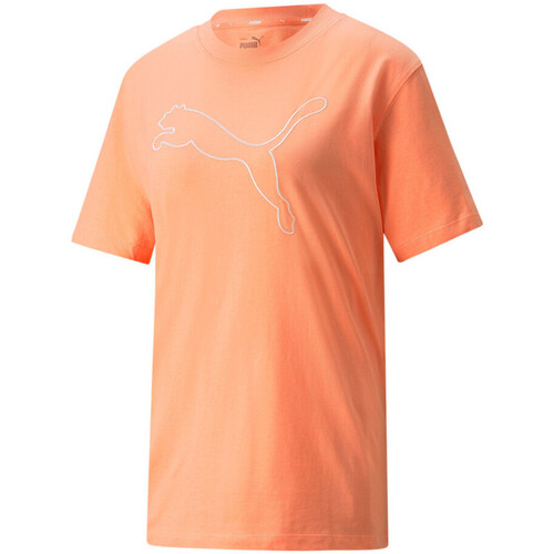 Textiel Dames T-shirts & Polo’s Puma  Oranje