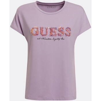 Textiel Dames T-shirts & Polo’s Guess W2GI03 K68D0 Violet