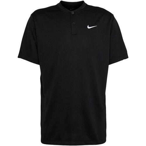 Textiel Heren T-shirts korte mouwen Nike POLO NEGRO HOMBRE  BLADE SOLID DJ4167 Zwart