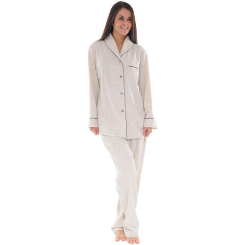 Textiel Dames Pyjama's / nachthemden Pilus TADEA Wit