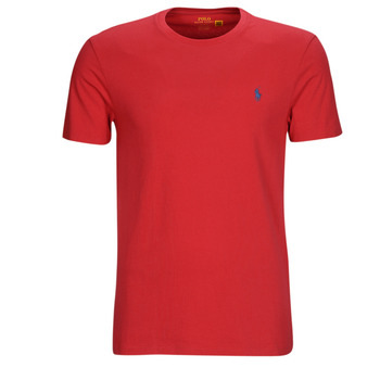 Textiel Heren T-shirts korte mouwen Polo Ralph Lauren T-SHIRT AJUSTE EN COTON Rood