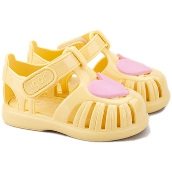 IGOR Baby Sandals Tobby Gloss Love - Vanilla Geel