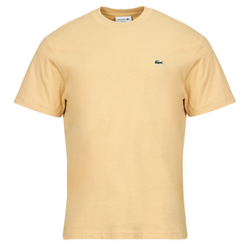 Lacoste Iconisch Minimalistisch T-Shirt Beige Heren