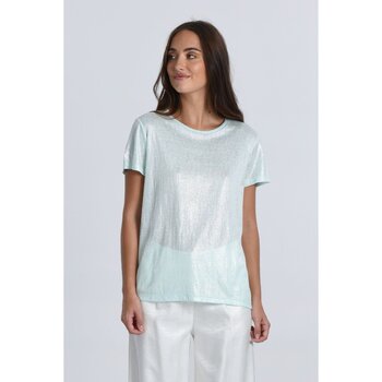 Textiel Dames T-shirts & Polo’s Molly Bracken TS103BP Groen