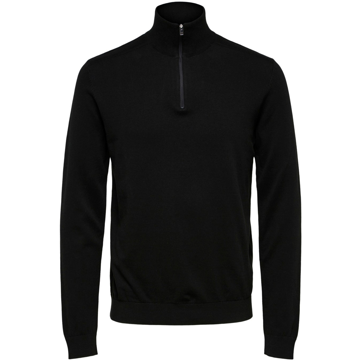 Textiel Heren Sweaters / Sweatshirts Selected Berg Half Zip Cardigan Zwart Zwart