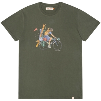 Textiel Heren T-shirts & Polo’s Revolution Regular T-Shirt 1333 CYC - Army Groen