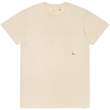 Textiel Heren T-shirts & Polo’s Revolution Regular T-Shirt 1330 SWI - Off White Wit