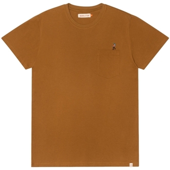 Textiel Heren T-shirts & Polo’s Revolution Regular T-Shirt 1330 HIK - Light Brown Bruin