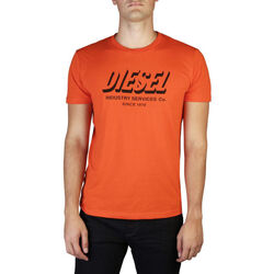 Textiel Heren T-shirts korte mouwen Diesel - t-diegos-a5_a01849_0gram Oranje