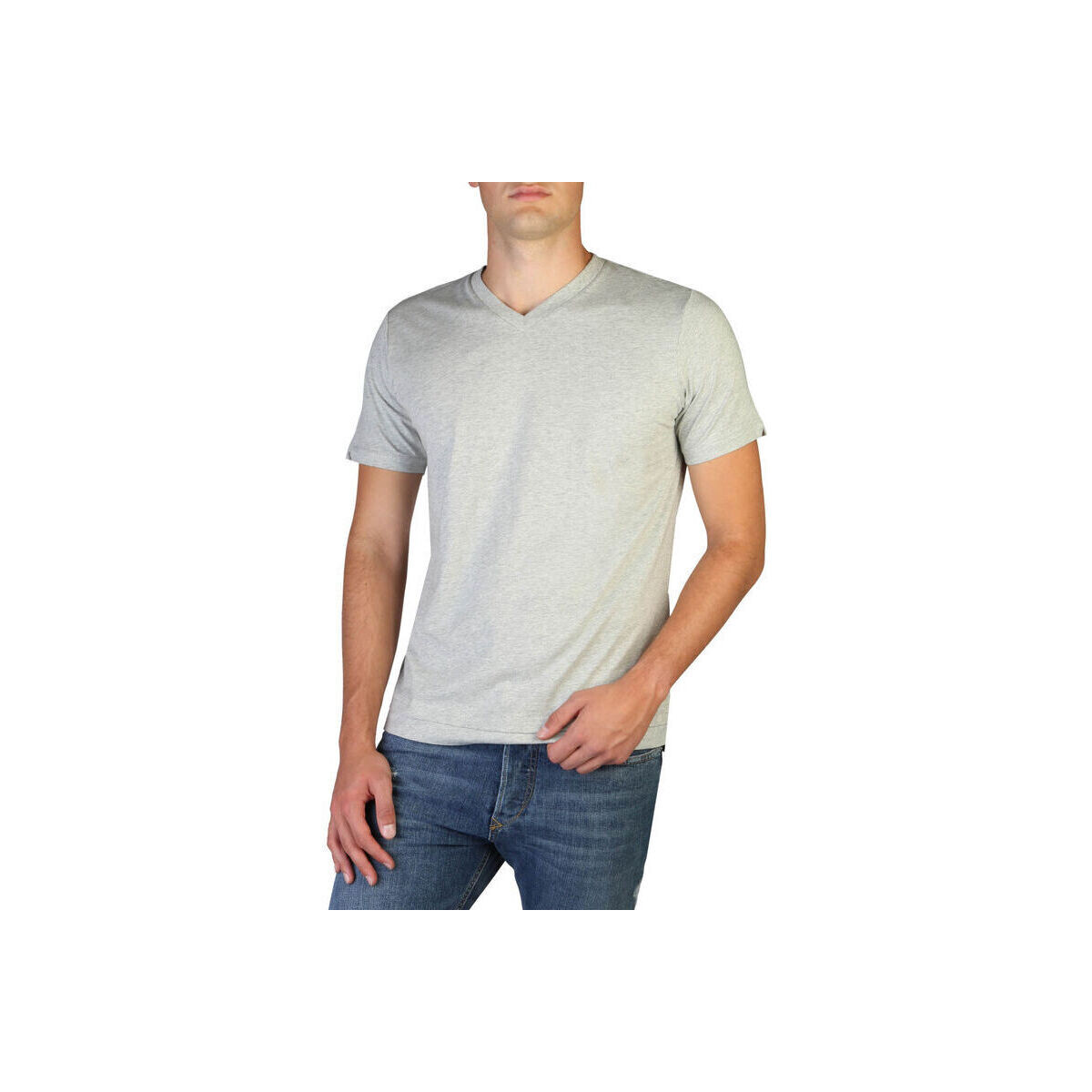 Textiel Heren T-shirts korte mouwen Diesel - t-cherubik-new_00sw7q_0091a Grijs