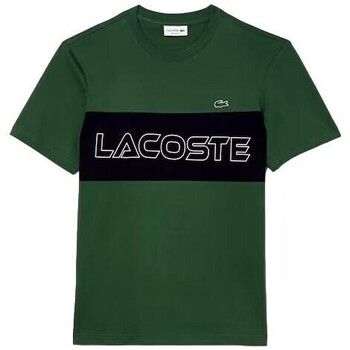 Textiel Heren T-shirts korte mouwen Lacoste CAMISETA HOMBRE   REGULAR FIT TH1712 Groen