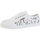 Schoenen Sneakers Kawasaki Graffiti Canvas Shoe K202416-ES 1002 White Wit