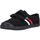 Schoenen Sneakers Kawasaki Retro Shoe W/velcro K204505-ES 1001S Black Solid Zwart