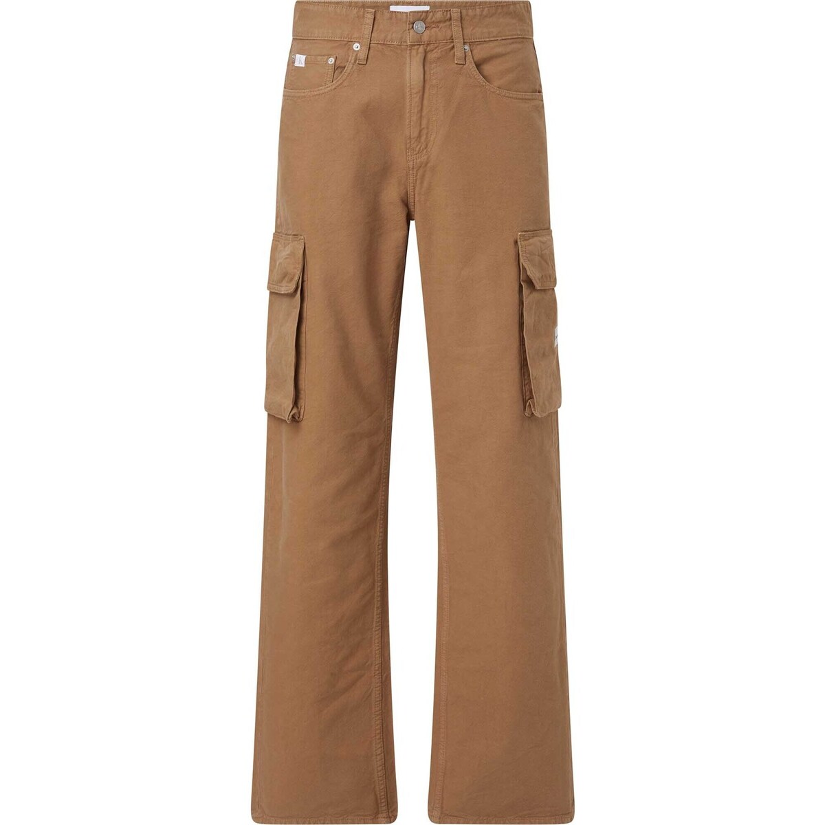Textiel Heren Broeken / Pantalons Ck Jeans Canvas Loose Cargo P Bruin
