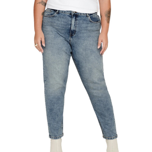Textiel Dames Straight jeans Only Carmakoma  Blauw